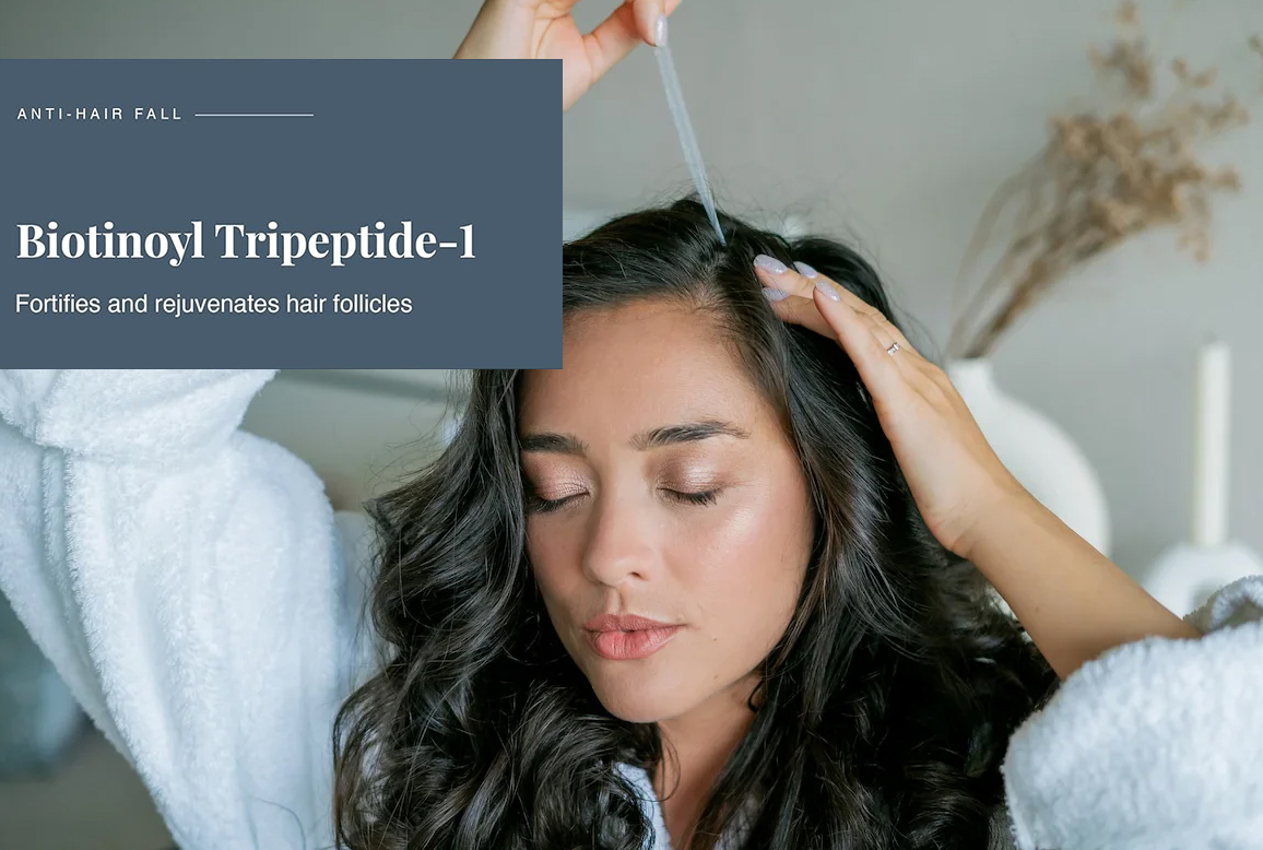 Uses of Biotinoyl Tripeptide-1