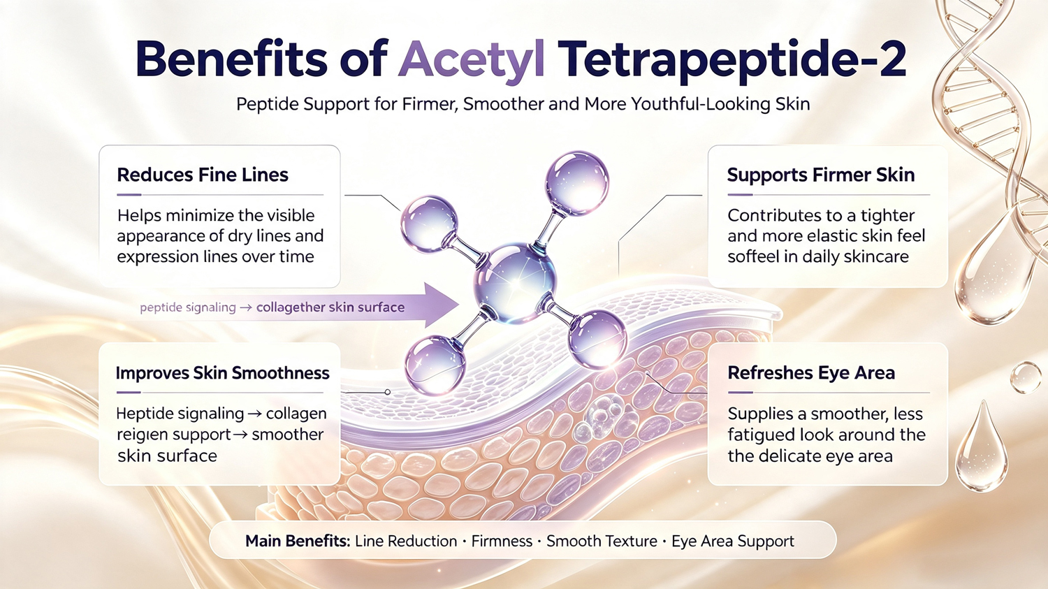 Benefits of Acetyl Tetrapeptide-2 in Cosmetics