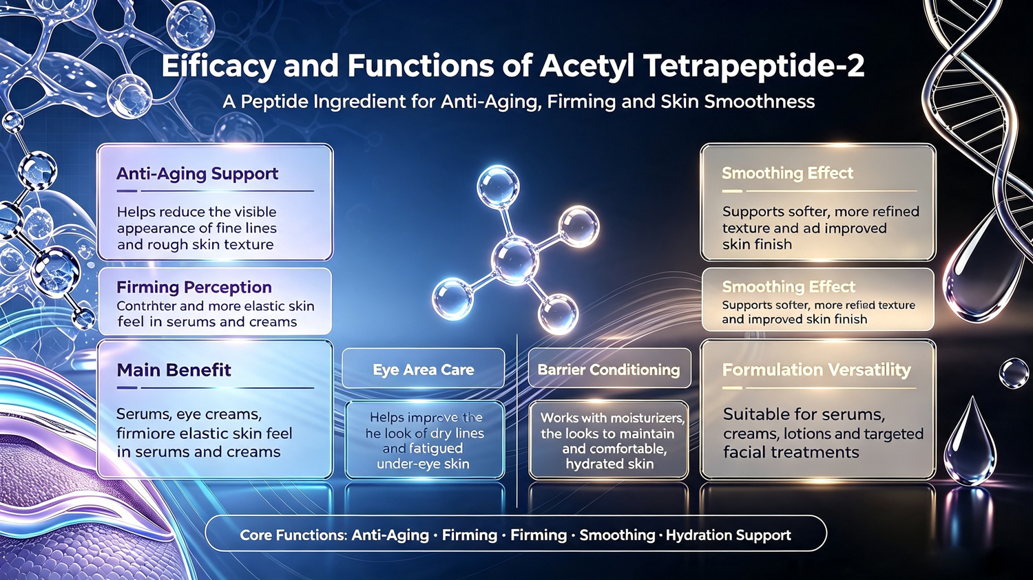 Efficacy and Functions of Acetyl Tetrapeptide-2